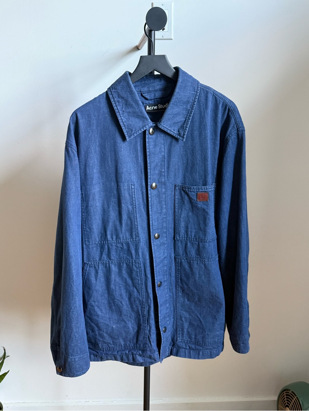 Acne Studios Blue Denim Shirt Jacket